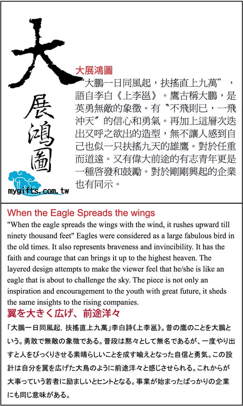 大展鴻圖│ 開業開市、開幕喬遷、升遷榮調祝賀禮品│畢業禮物