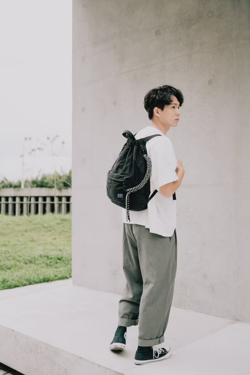 手工掛繩索口背囊