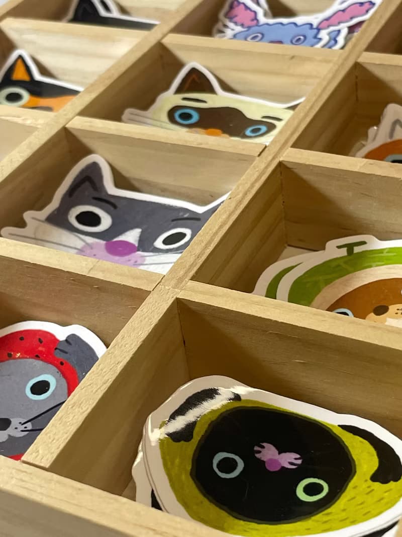 防水貼紙 | 誰家的小貓咪