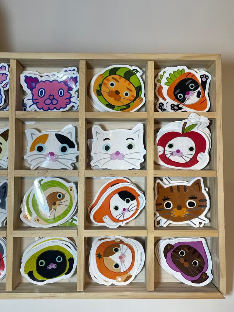 防水貼紙 | 誰家的小貓咪