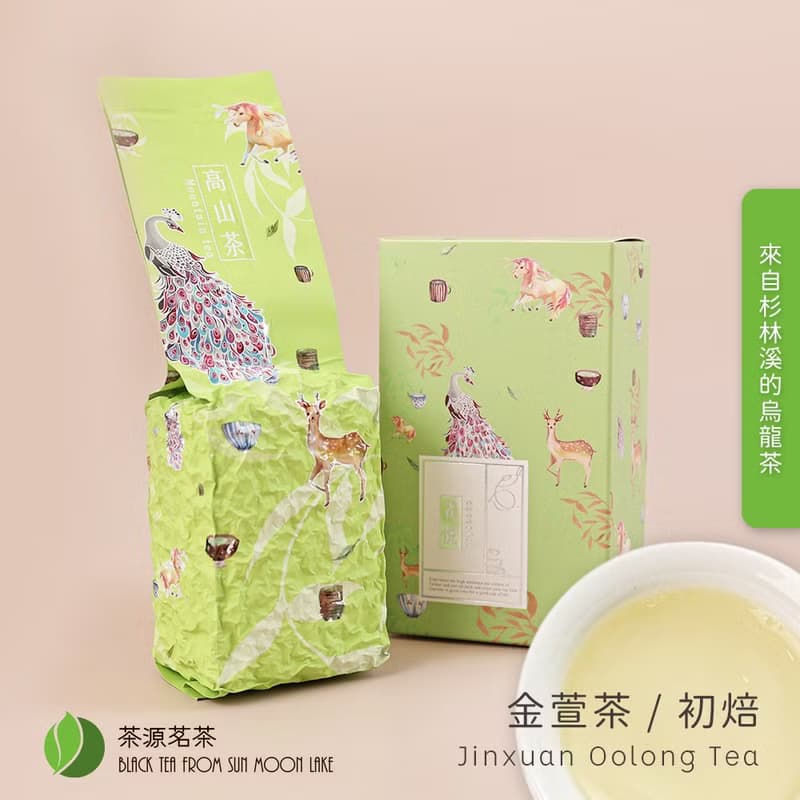 金萱烏龍 初焙火 茶葉 150克 台灣茶 冬茶 杉林溪茶區 中秋節禮盒