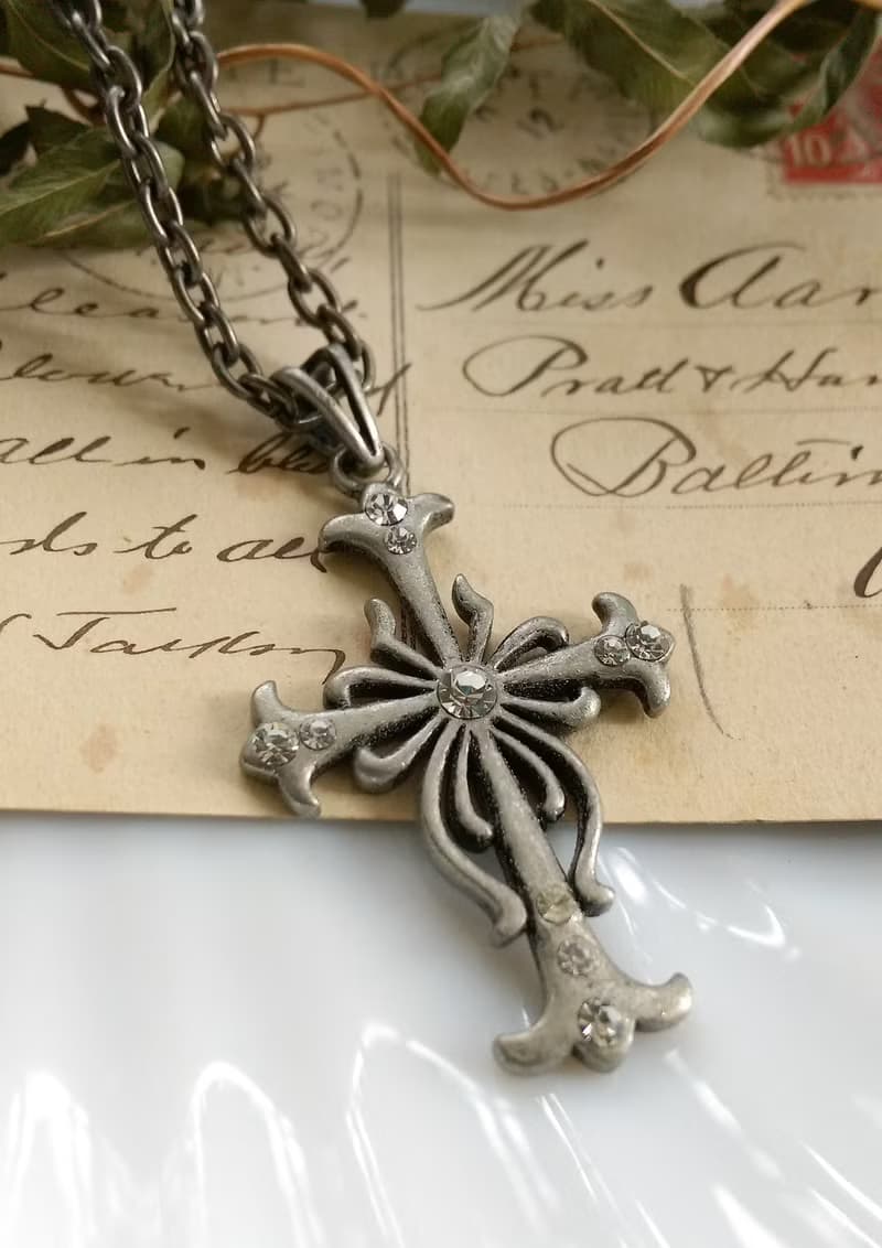 【西洋古董飾品】lia sophia 十字架 項鍊