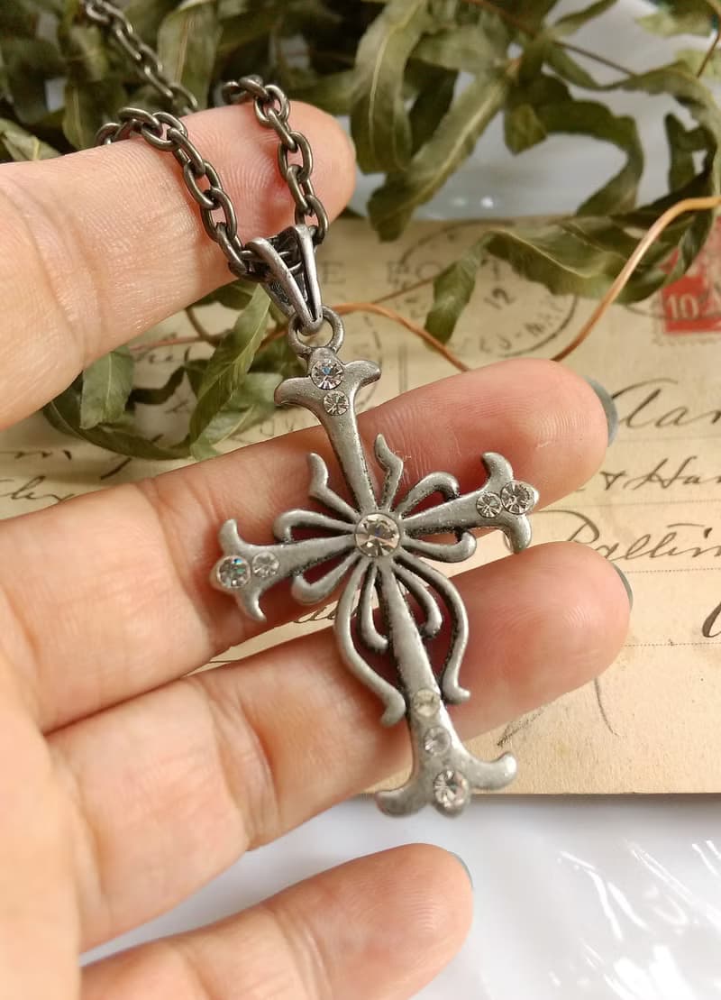 【西洋古董飾品】lia sophia 十字架 項鍊