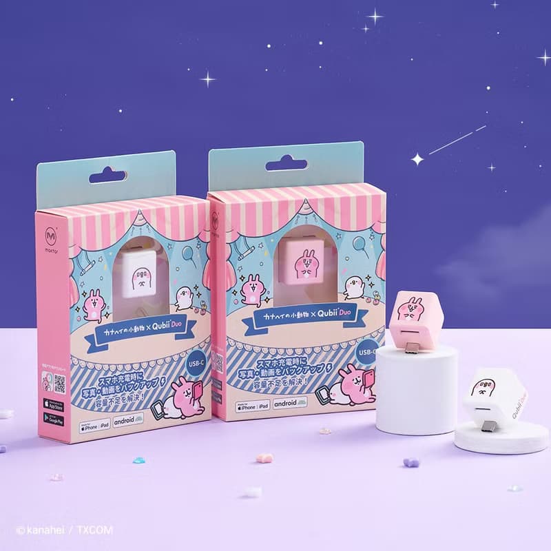Maktar QubiiDuo USB-C 卡娜赫拉的小動物 備份豆腐 自動備份