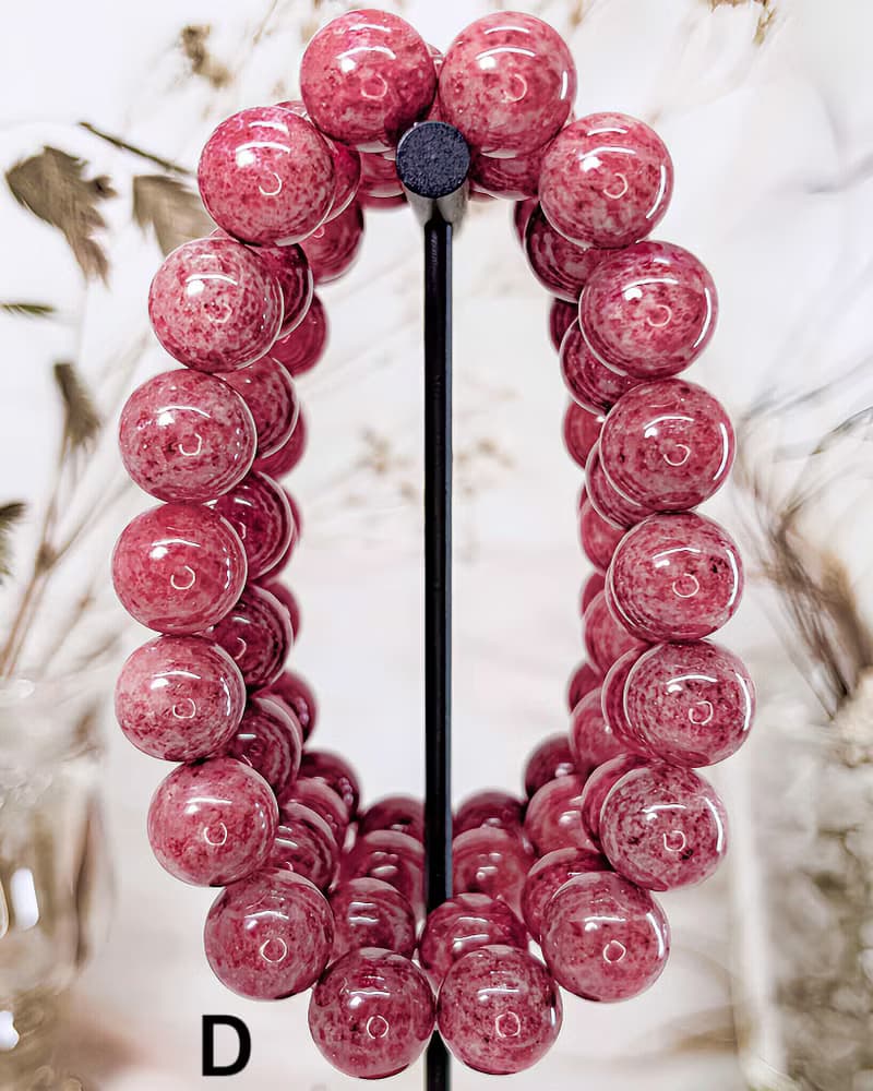 【浪漫薔薇】淨體薔薇灰石/玫瑰石手鍊