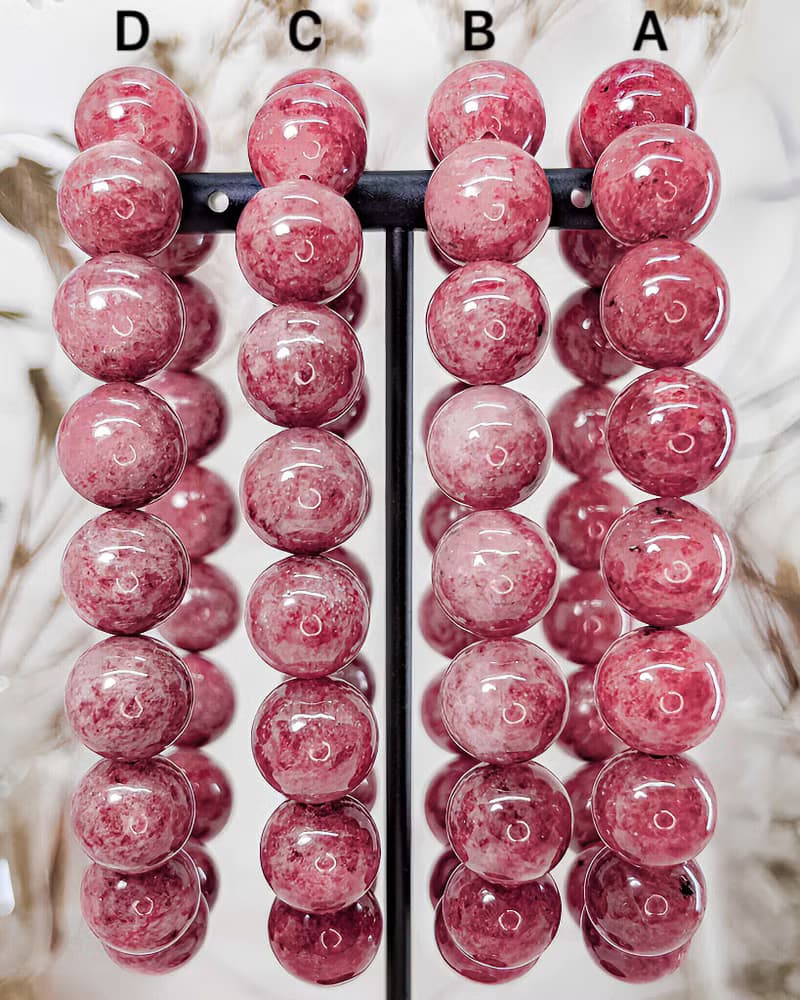 【浪漫薔薇】淨體薔薇灰石/玫瑰石手鍊