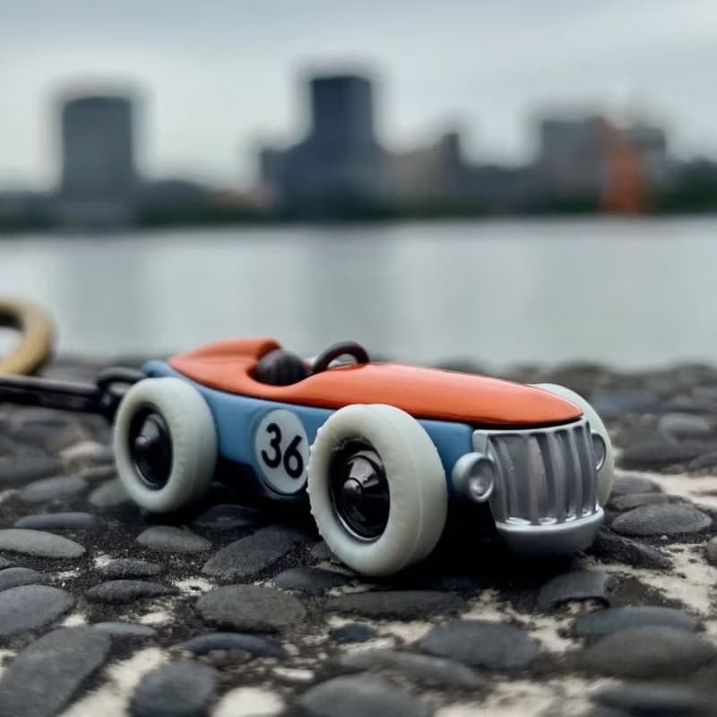 【Metalmorphose】MTM懷舊賽車鑰匙圈 復古汽車/汽車吊飾/禮品