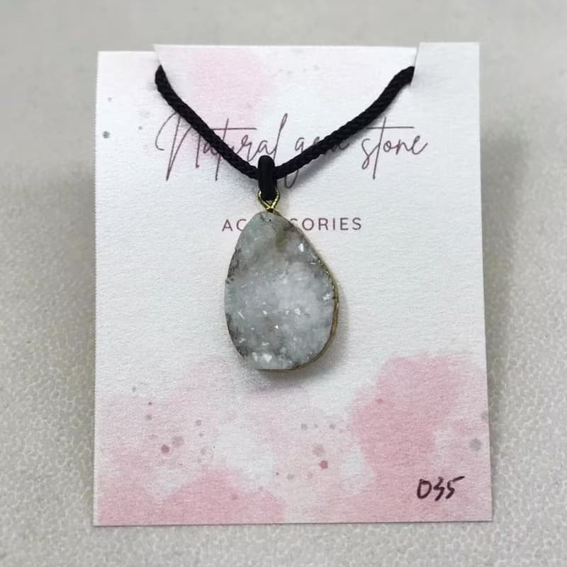 【出清品】天然水晶 | 晶簇項鍊 (長度可調節) | 快速出貨