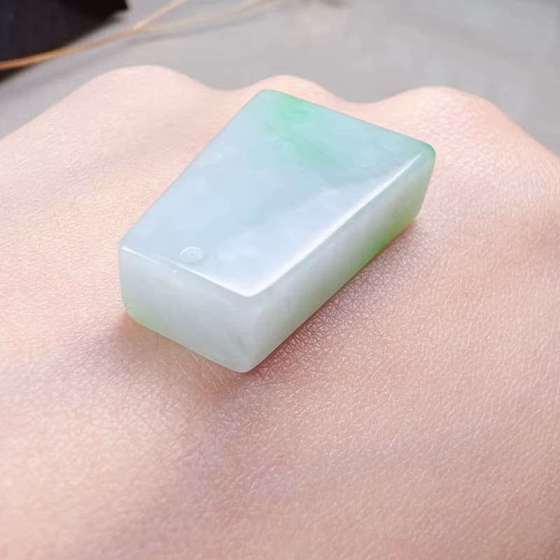 【願‧無事】飄陽綠翡翠無事牌| 天然緬甸玉A貨翡翠 |送禮