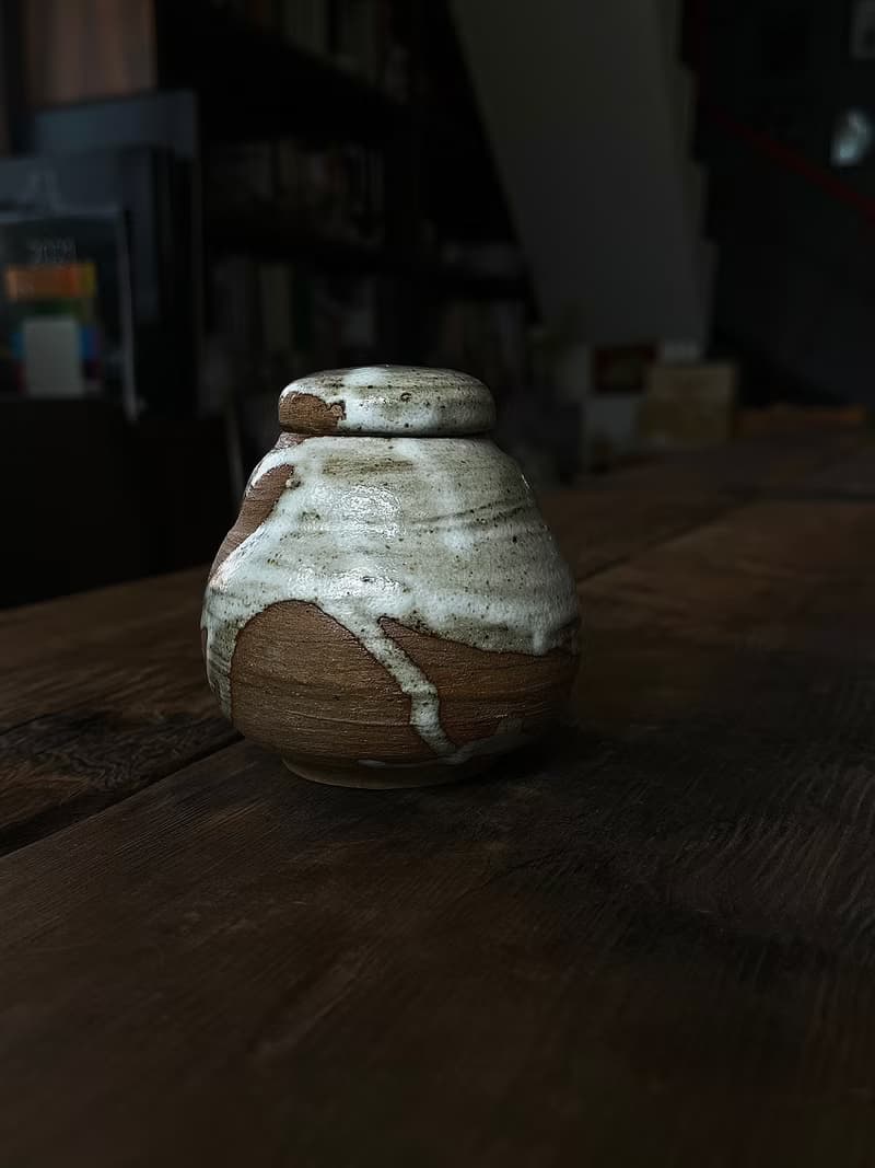 流白 茶席 茶倉 茶罐 零四 | 陶器皿