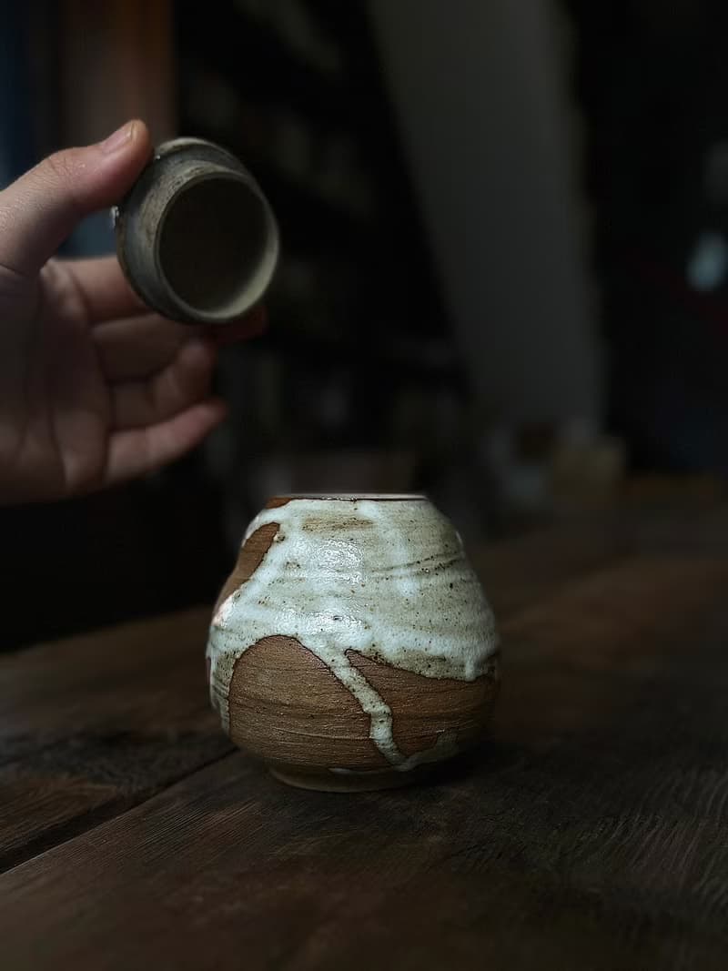 流白 茶席 茶倉 茶罐 零四 | 陶器皿