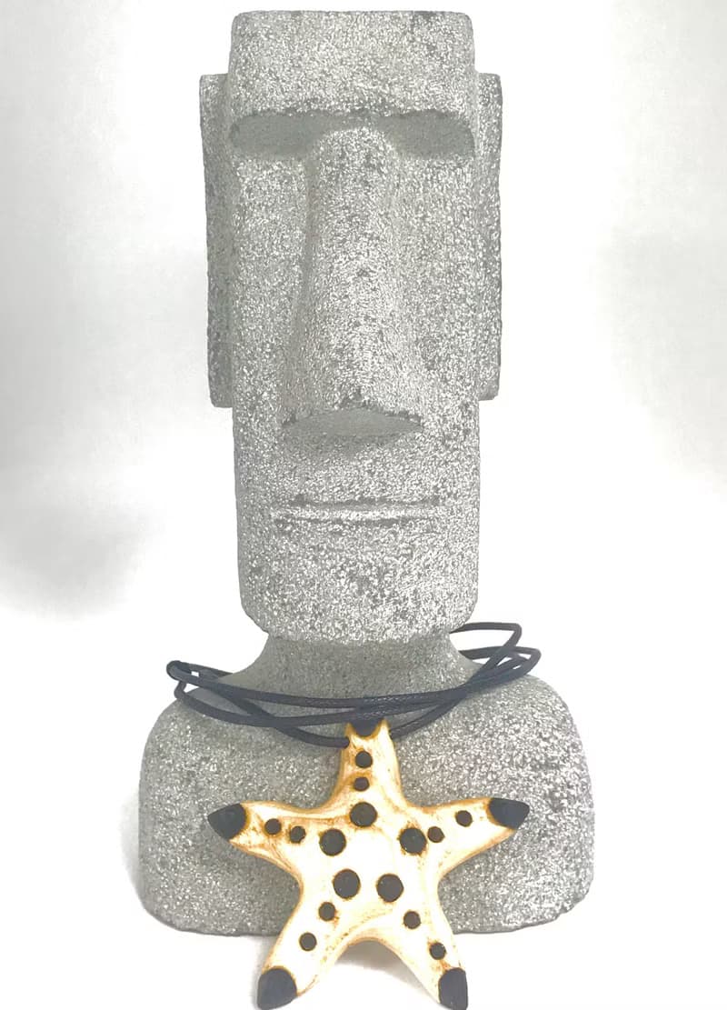 獨立木作 愛妮島巧克力海星項圈