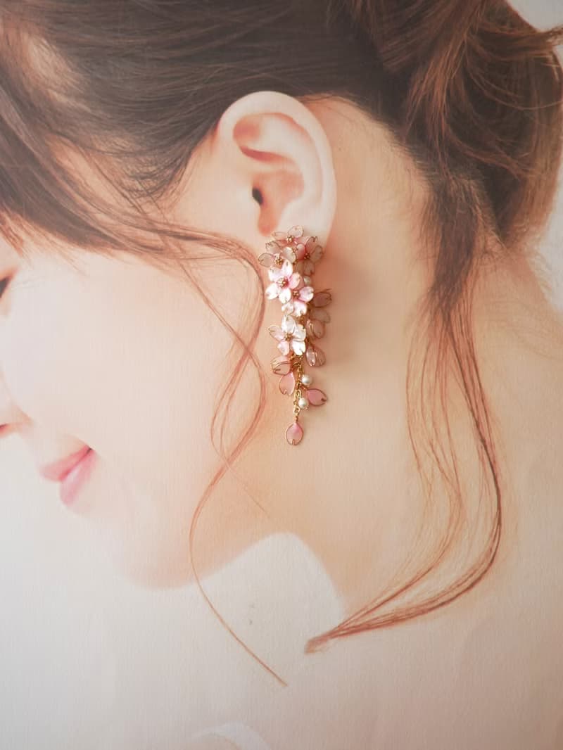 枝垂桜　-宴-  ピアス・イヤリング