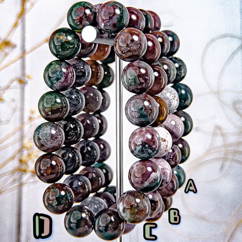 【斑彩雅韻海洋玉】海洋碧玉 水晶手鍊手串/可挑款