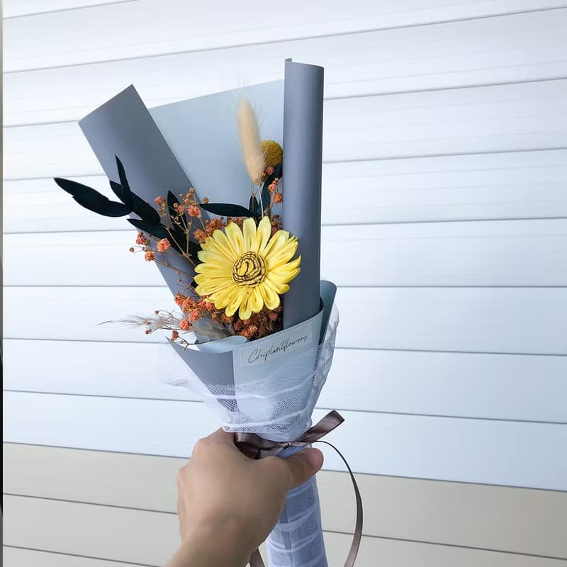 【竒花】情人節花束 畢業花束 生日禮物 乾燥花束