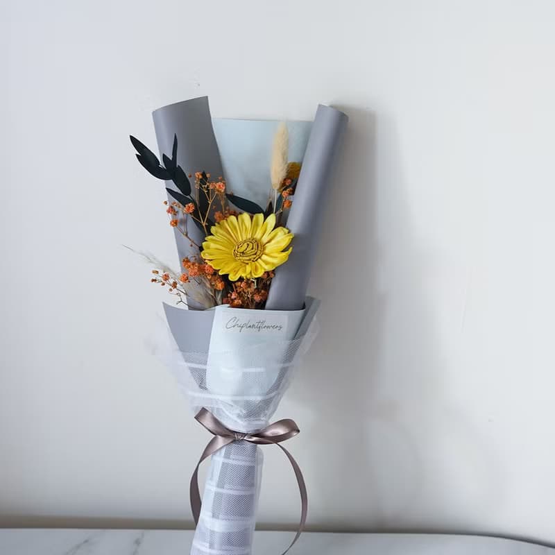 【竒花】情人節花束 畢業花束 生日禮物 乾燥花束