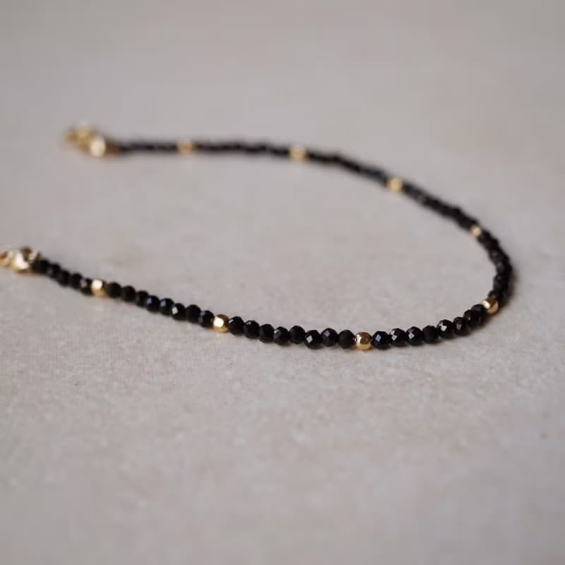 14kgf   極小オニキスパターンブレスレット