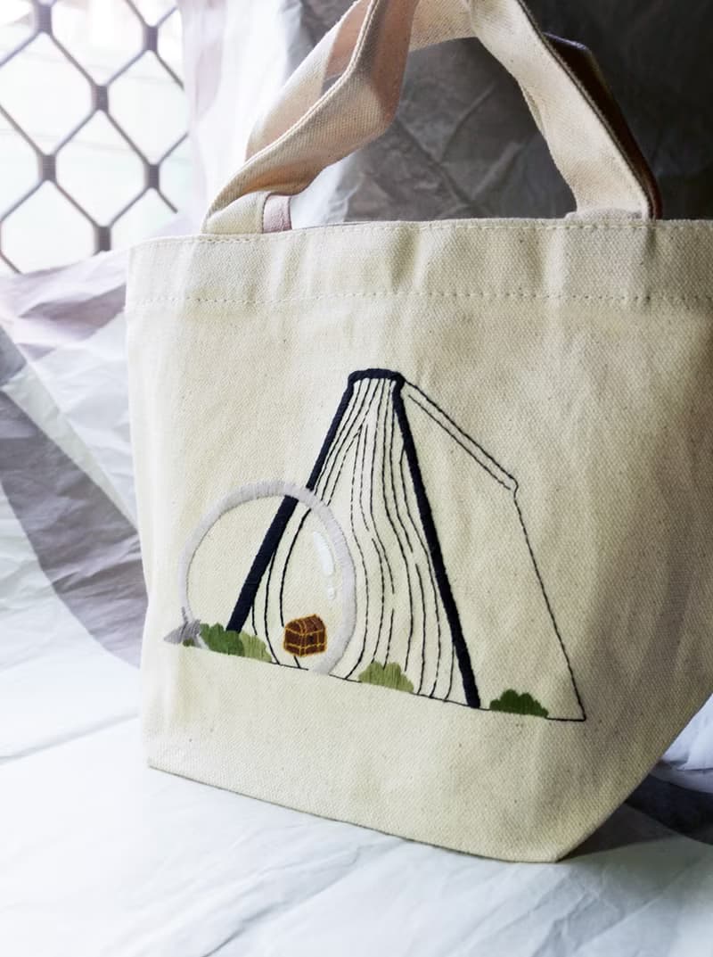 手工刺繡環保小提袋 - 尋找書中的寶藏