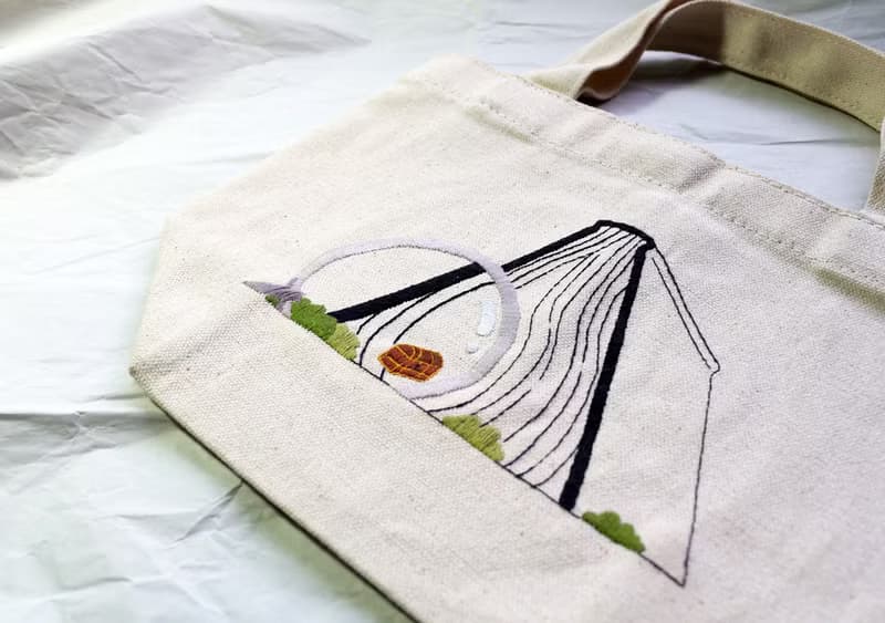 手工刺繡環保小提袋 - 尋找書中的寶藏