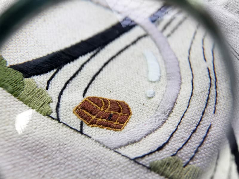 手工刺繡環保小提袋 - 尋找書中的寶藏