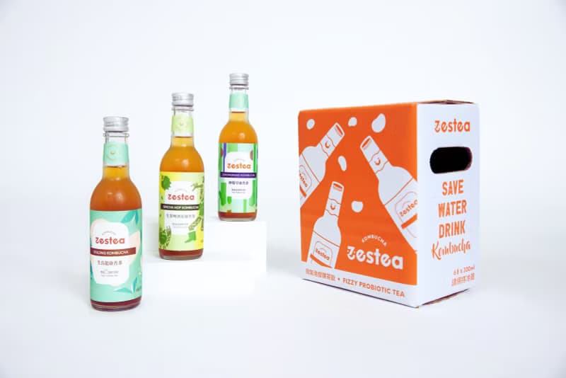 Zestea康普茶Zestea 6瓶禮盒裝(無添加、富含益生菌)