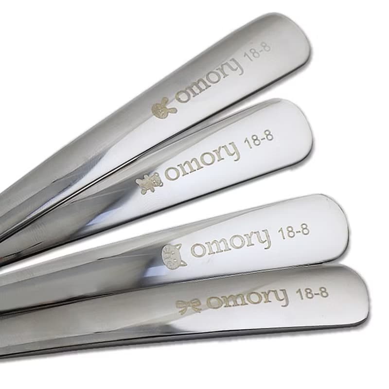 【OMORY】#304不鏽鋼韓式兒童湯匙-2入組
