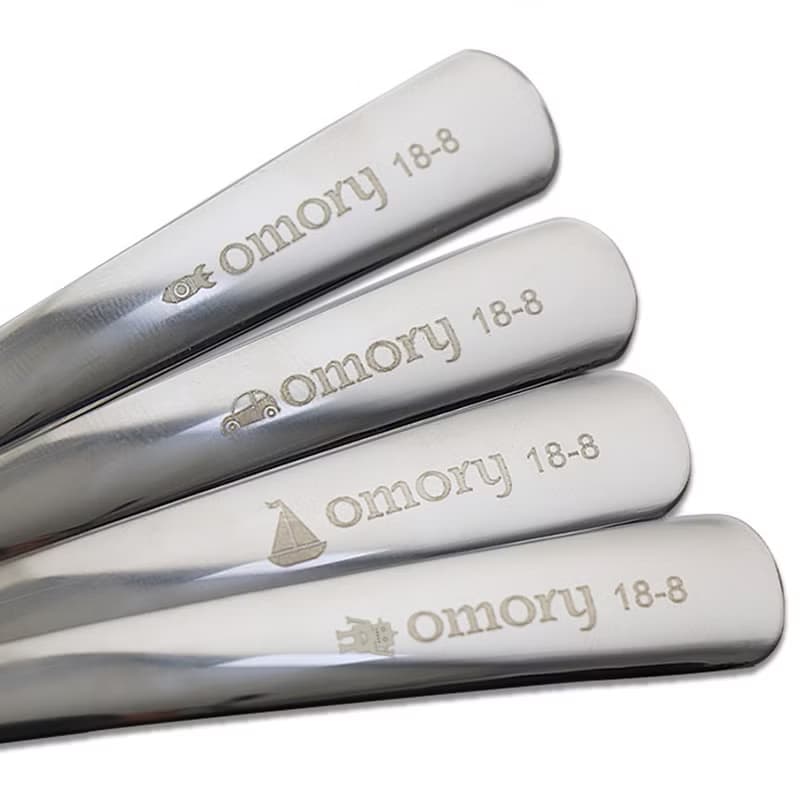 【OMORY】#304不鏽鋼韓式兒童湯匙-2入組