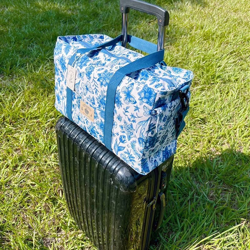 防潑水旅行收納提袋 游泳袋  夏日檸檬款 台灣手工製造