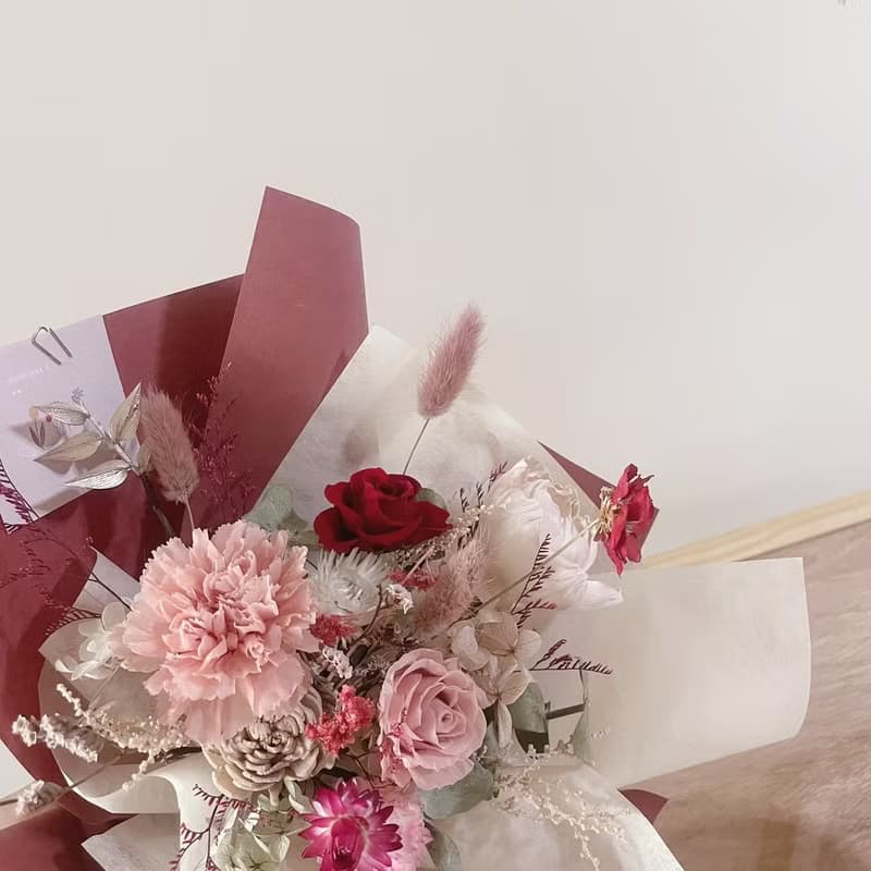 【母親節花禮】康乃馨 母親節花束 永生康乃馨 韓系花束 永生花束