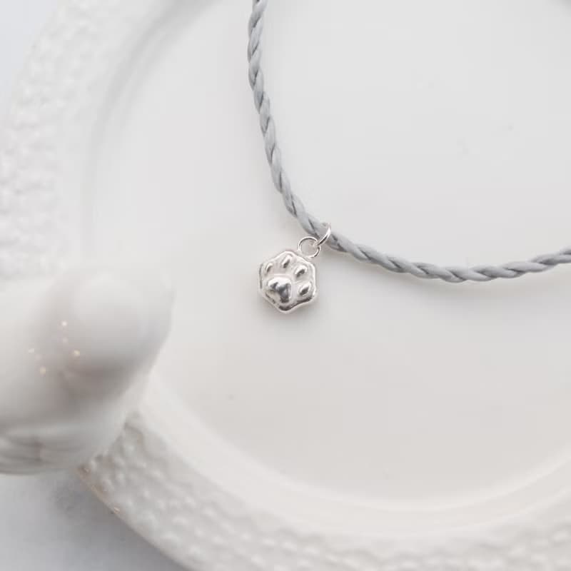 【貓掌系列】手編蠟繩 |我有主子 鏟屎官幸運蠟繩手鍊| 大員囡