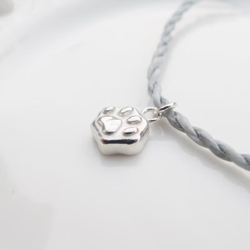 【貓掌系列】手編蠟繩 |我有主子 鏟屎官幸運蠟繩手鍊| 大員囡