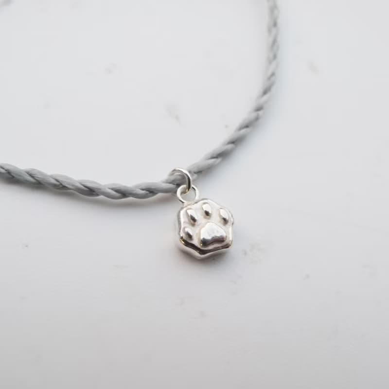 【貓掌系列】手編蠟繩 |我有主子 鏟屎官幸運蠟繩手鍊| 大員囡