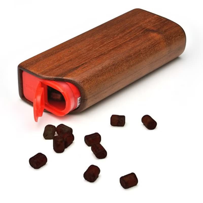 木で作った　明治チョコベビー　専用木製ケース