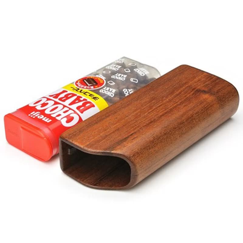木で作った　明治チョコベビー　専用木製ケース