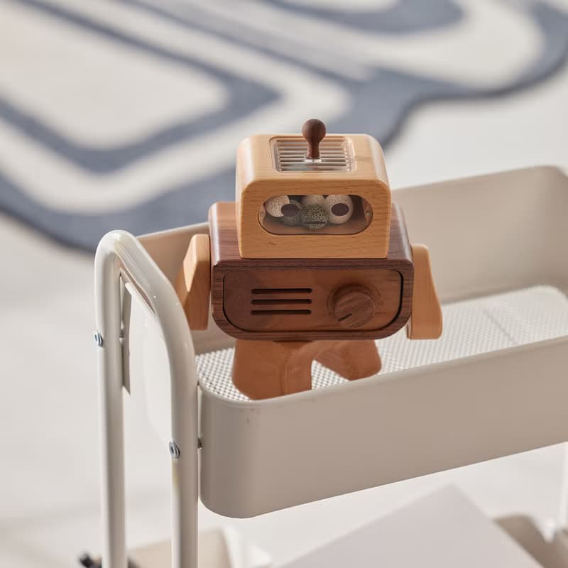 【 THE ROBOT 擴香機器人】 0水0加熱 全實木 香芬精油 擴香 生日