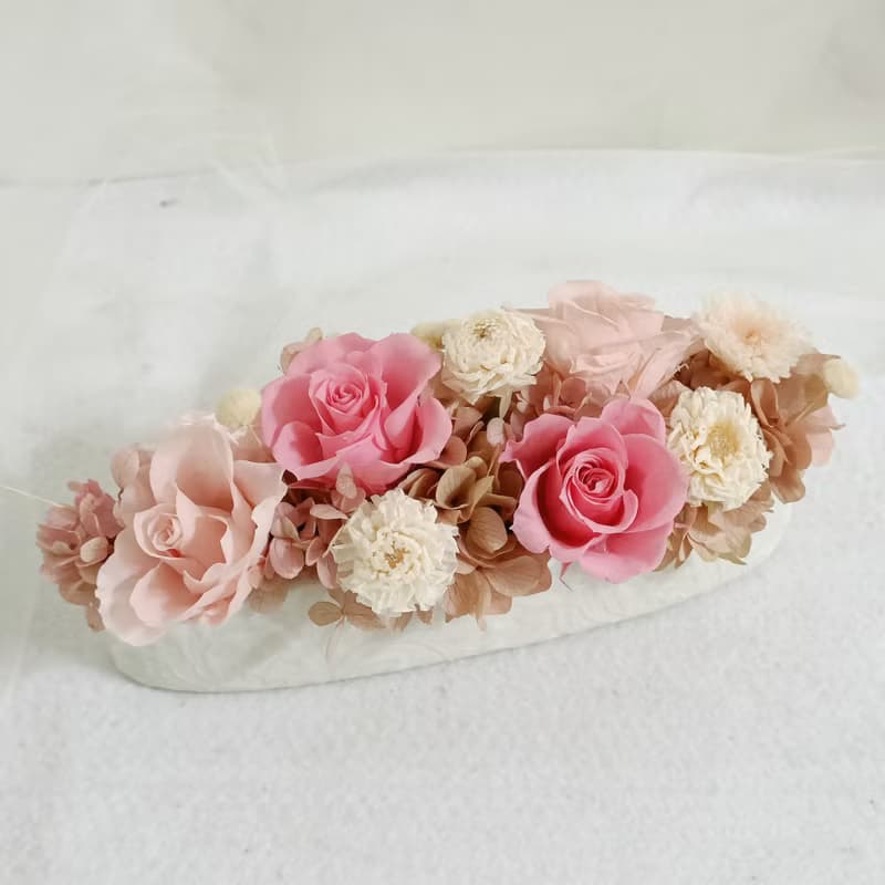 畢業花束禮物乘風破浪姐姐 永生康乃馨玫瑰盆花 開幕升遷退休七夕