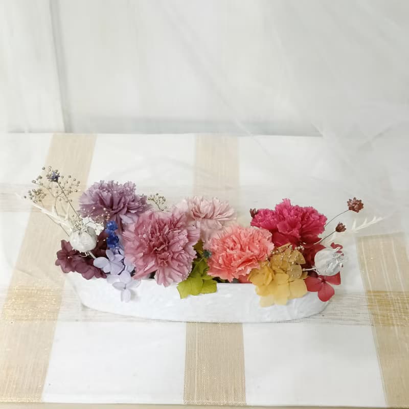 畢業花束禮物乘風破浪姐姐 永生康乃馨玫瑰盆花 開幕升遷退休七夕