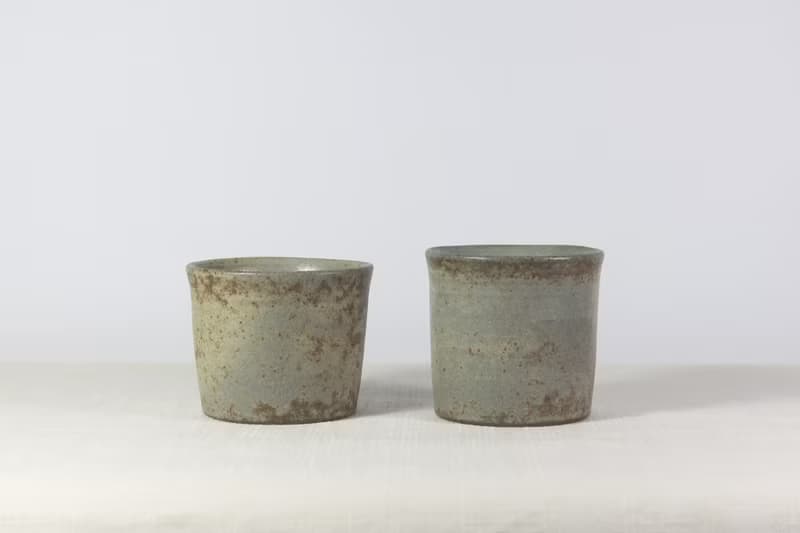 灰綠枇灰小茶杯