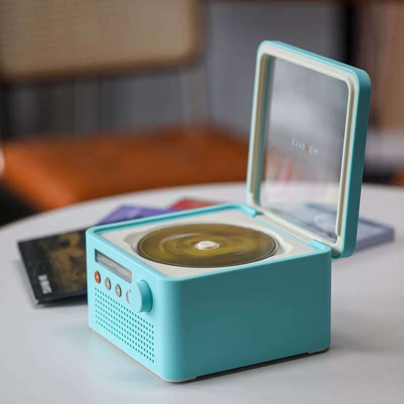 R200 CD player 內建喇叭 便攜式 藍芽收發 (白色/米咖/蒂芬妮藍)