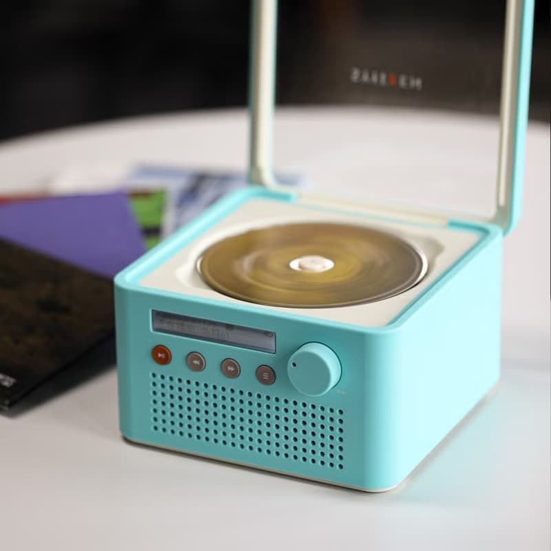 R200 CD player 內建喇叭 便攜式 藍芽收發 (白色/米咖/蒂芬妮藍)