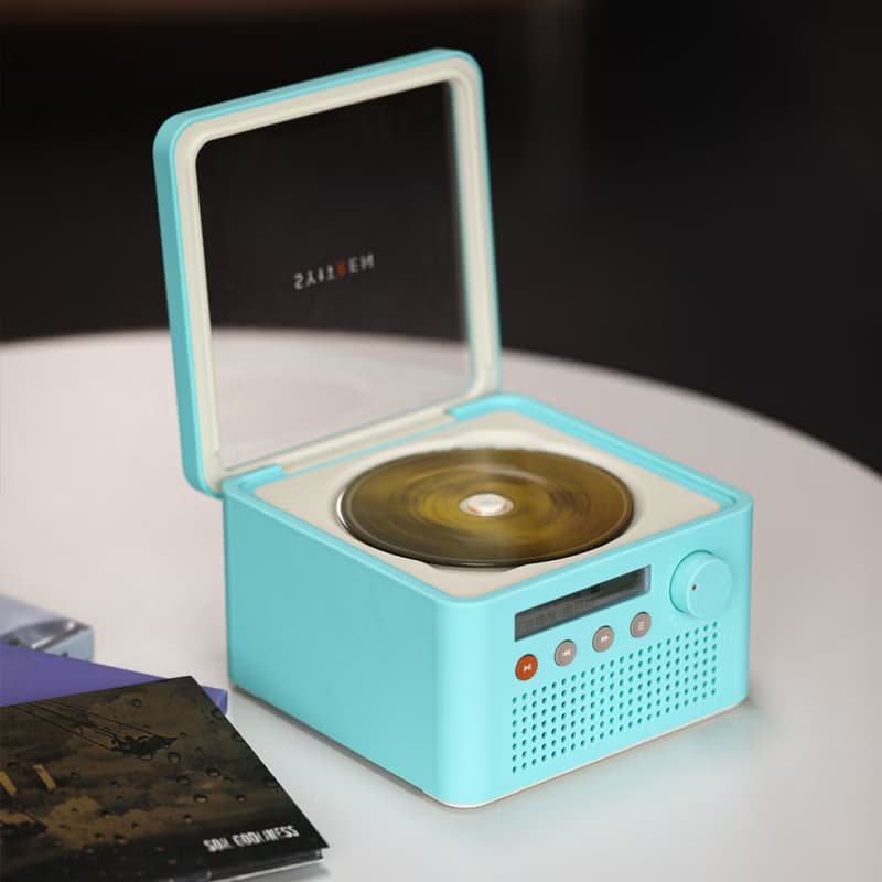 R200 CD player 內建喇叭 便攜式 藍芽收發 (白色/米咖/蒂芬妮藍)