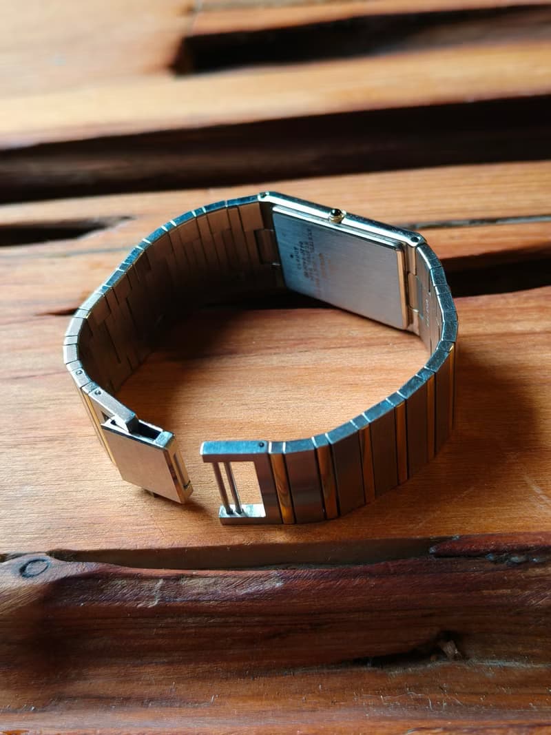 SEIKO旗下 頂級 CREDOR貴朵品牌  石英錶(絕版款) 鋼+22k鍍金