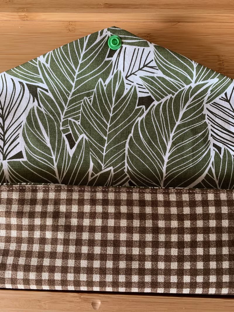 文青風環保純棉筷袋~竹林深處 時尚咖 日本 潮物 收納 手作餐具袋