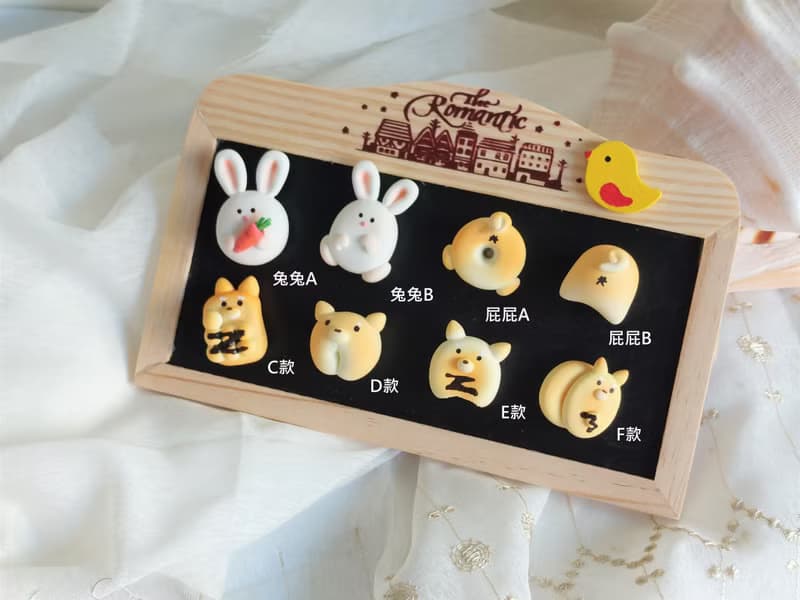 卡娃伊黏土磁鐵造型