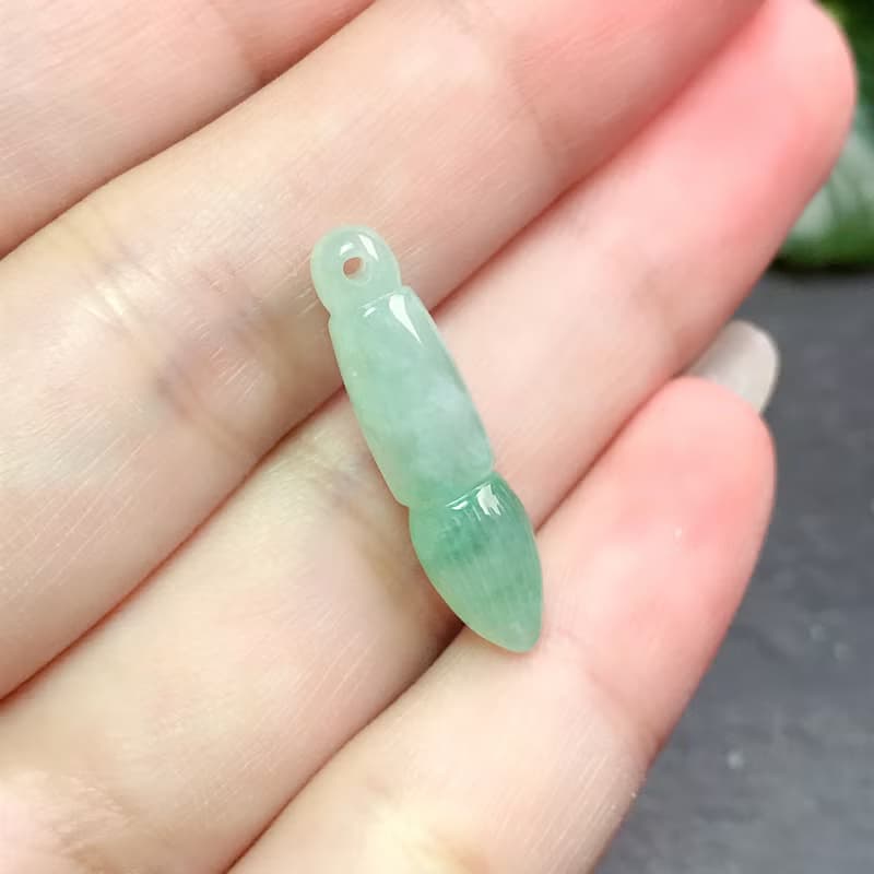 飄陽綠翡翠文昌筆項鍊 | 天然緬甸玉A貨翡翠 |  送禮
