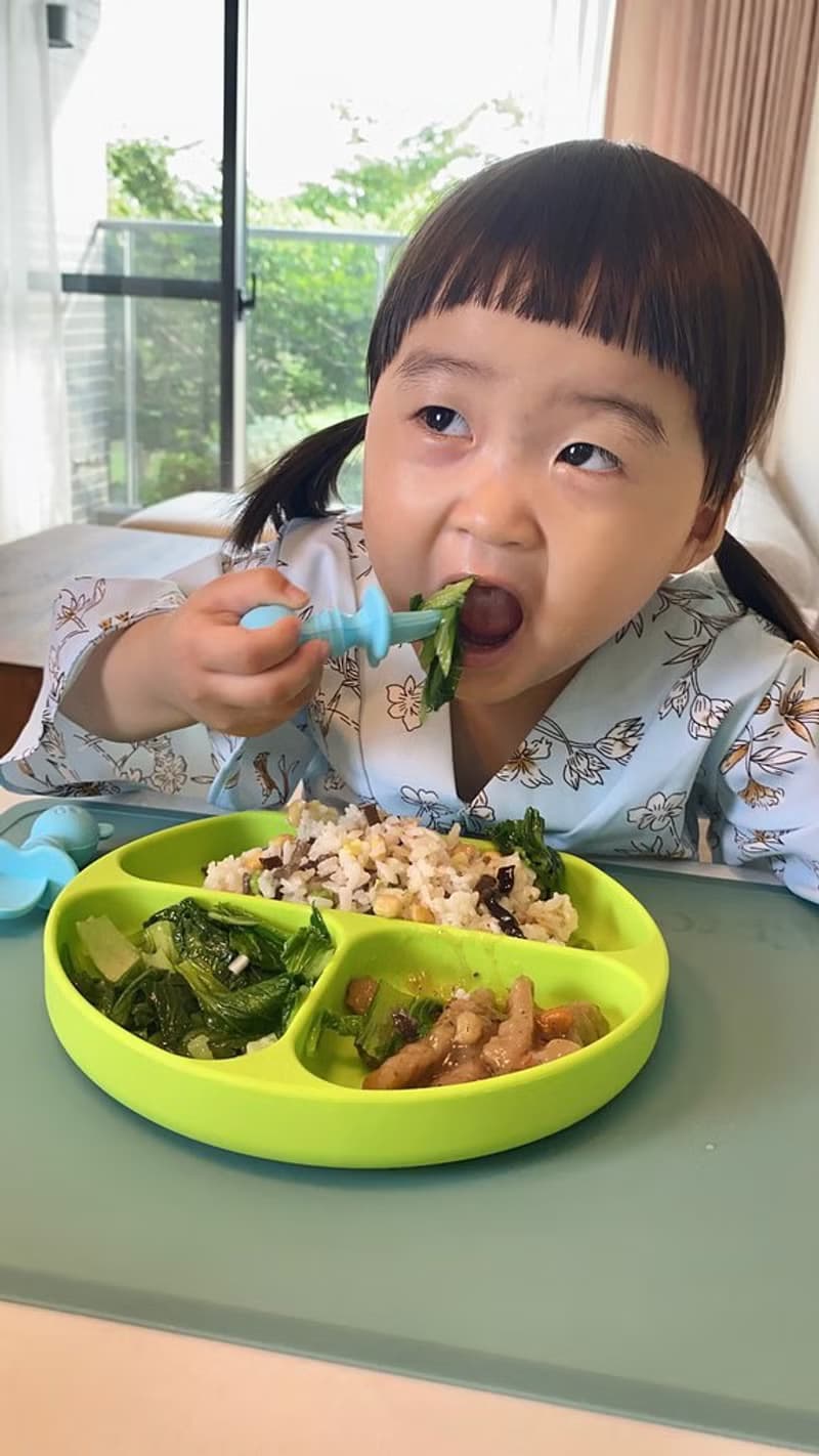 寶寶學習分隔餐盤1入-附餐盤蓋