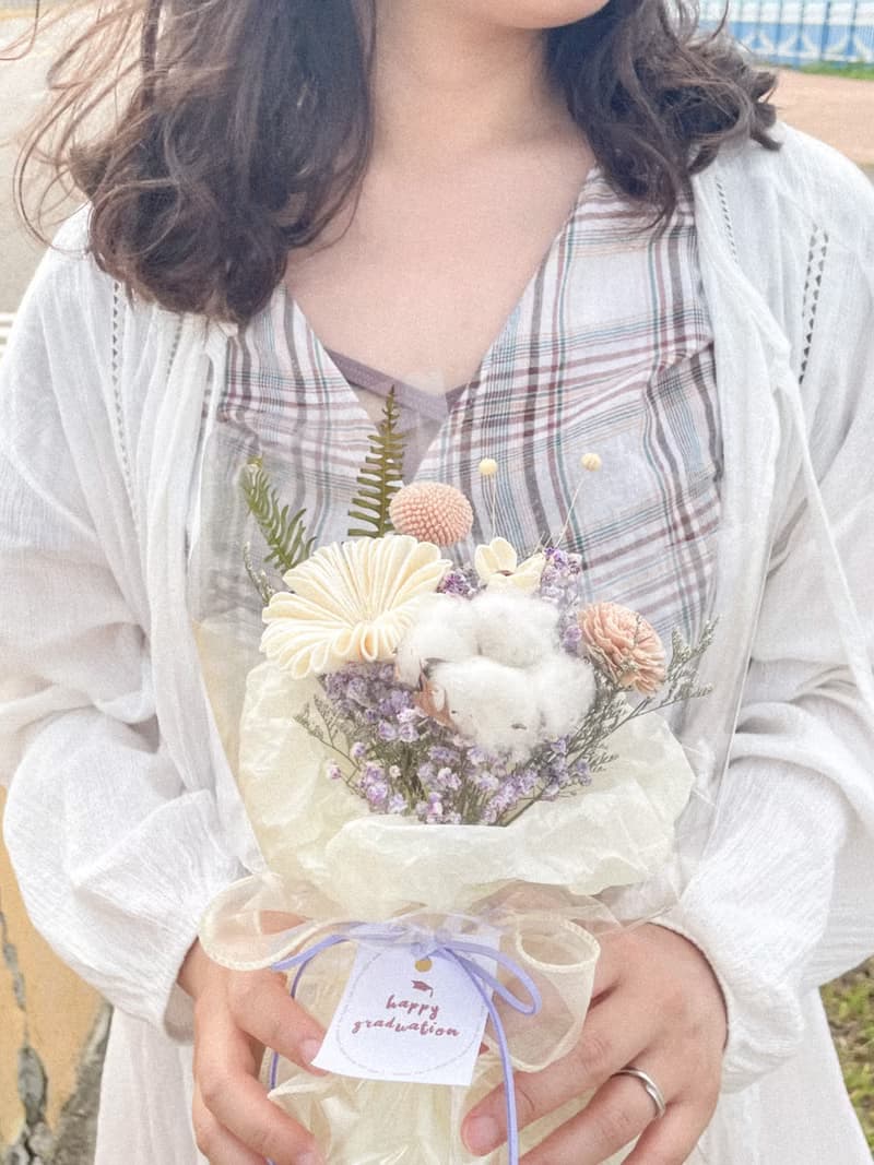 畢業來點—夢想天空 x 不凋乾燥花花束