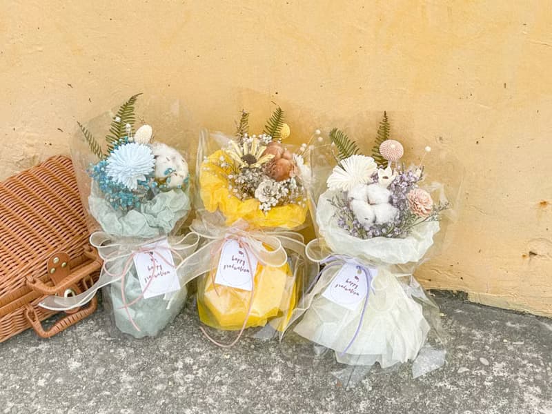 畢業來點—夢想天空 x 不凋乾燥花花束