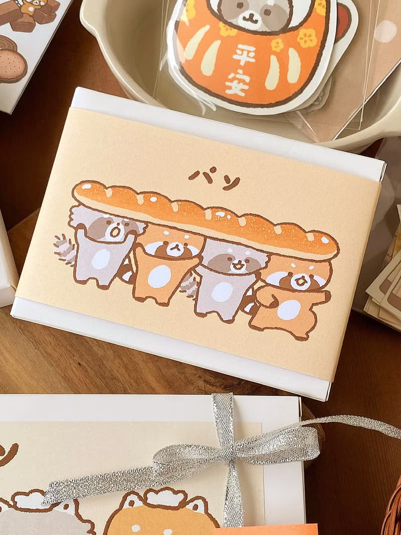 浣熊菓子屋/麵包禮物盒/手工包裝/交換禮物/禮盒/聖誕禮盒