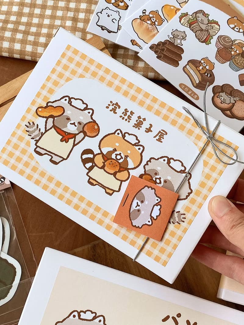 浣熊菓子屋/麵包禮物盒/手工包裝/交換禮物/禮盒/聖誕禮盒
